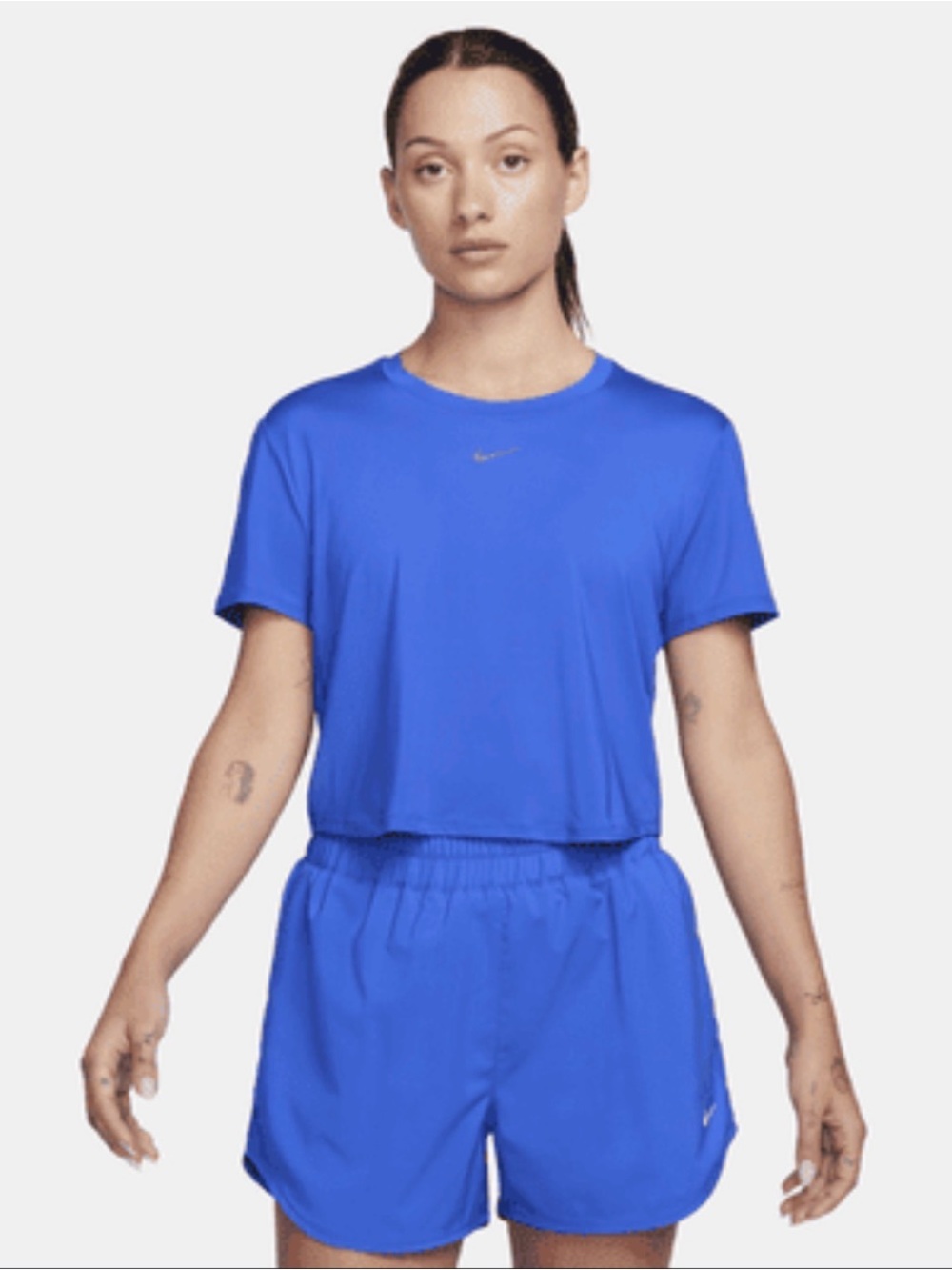 Nike Women’s Royal Blue Dri-Fit Crop Tee